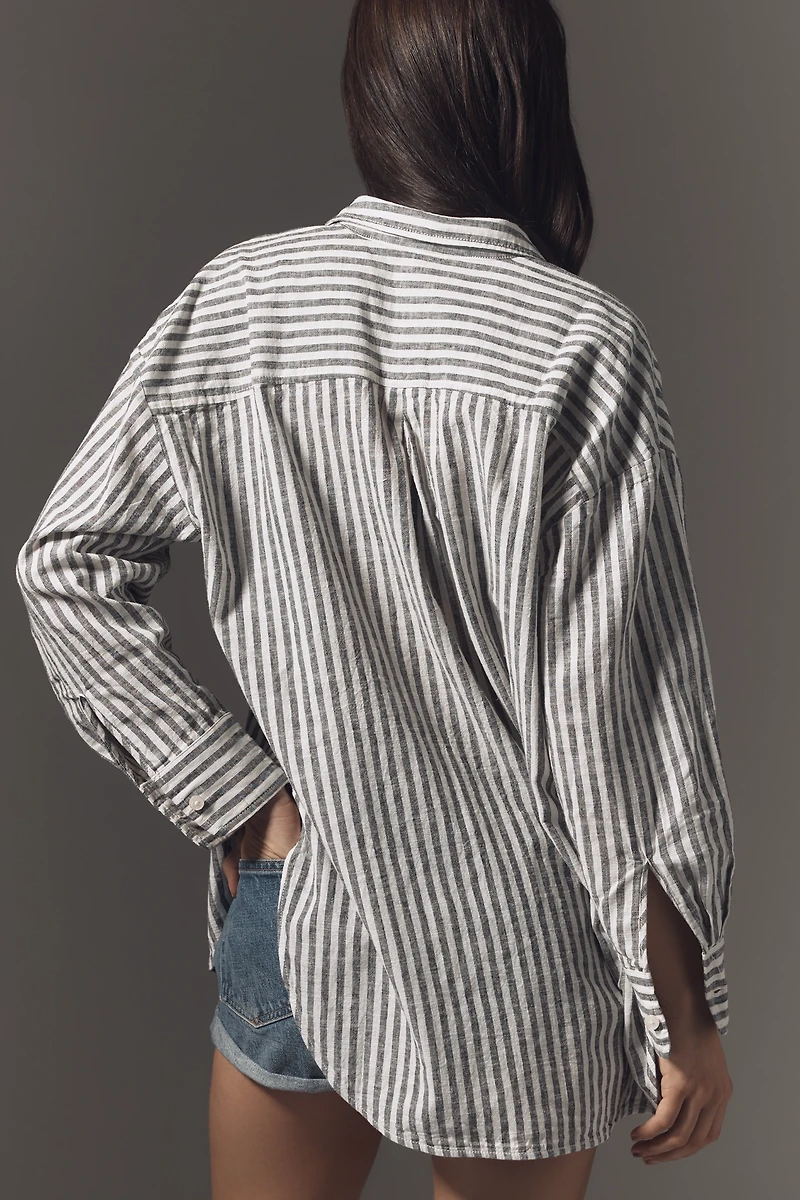The Bennet Buttondown Shirt by Maeve: Linen Edition
