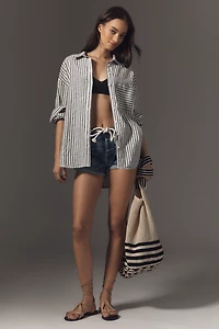 The Bennet Buttondown Shirt by Maeve: Linen Edition