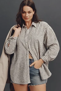 The Bennet Buttondown Shirt by Maeve: Linen Edition