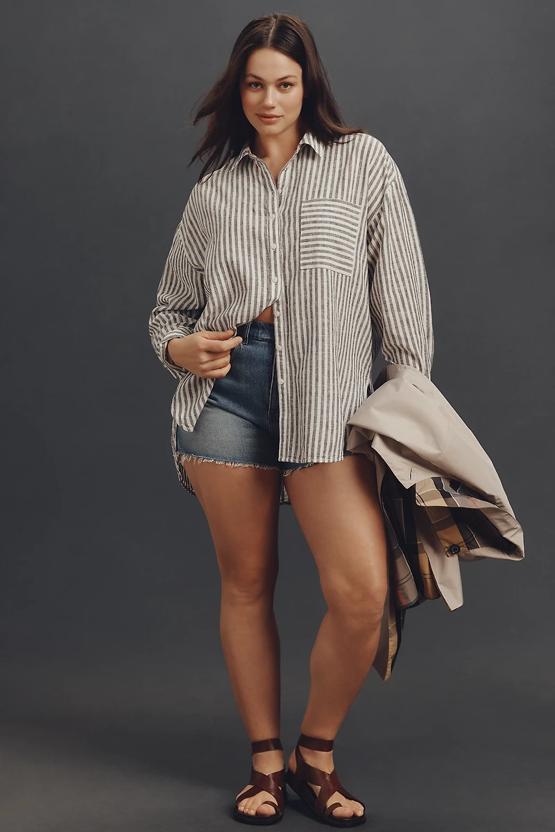 The Bennet Buttondown Shirt by Maeve: Linen Edition