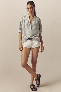 The Darcey Popover Swing Top: Linen Cotton Edition