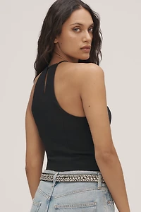 By Anthropologie Cutout Halter Top