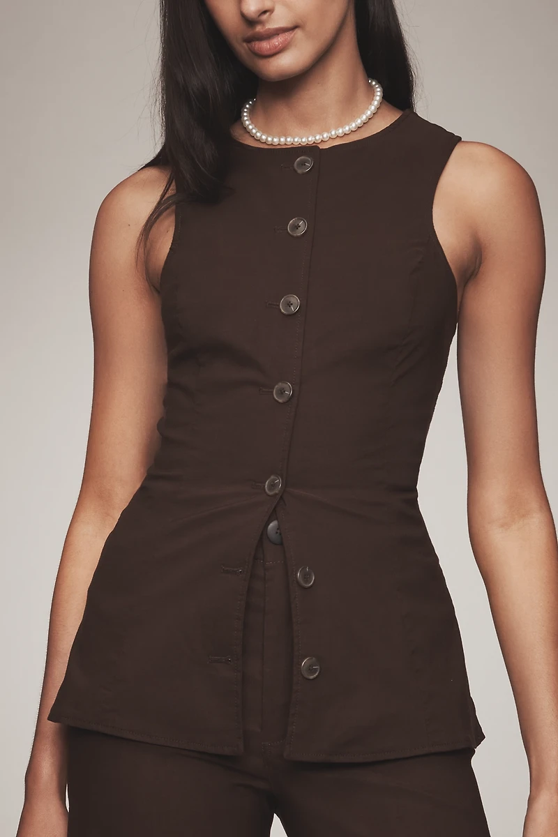 Maeve Cotton Blend Vest