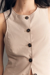 Maeve Cotton Blend Vest