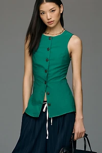 Maeve Cotton Blend Vest