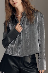 Pilcro Liquid Shine Buttondown Shirt