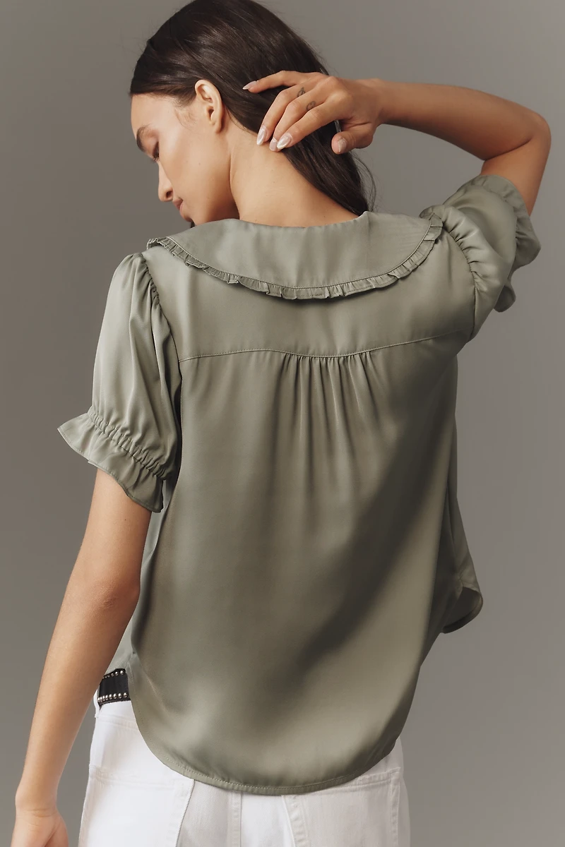 The Keira Silky Blouse by Pilcro