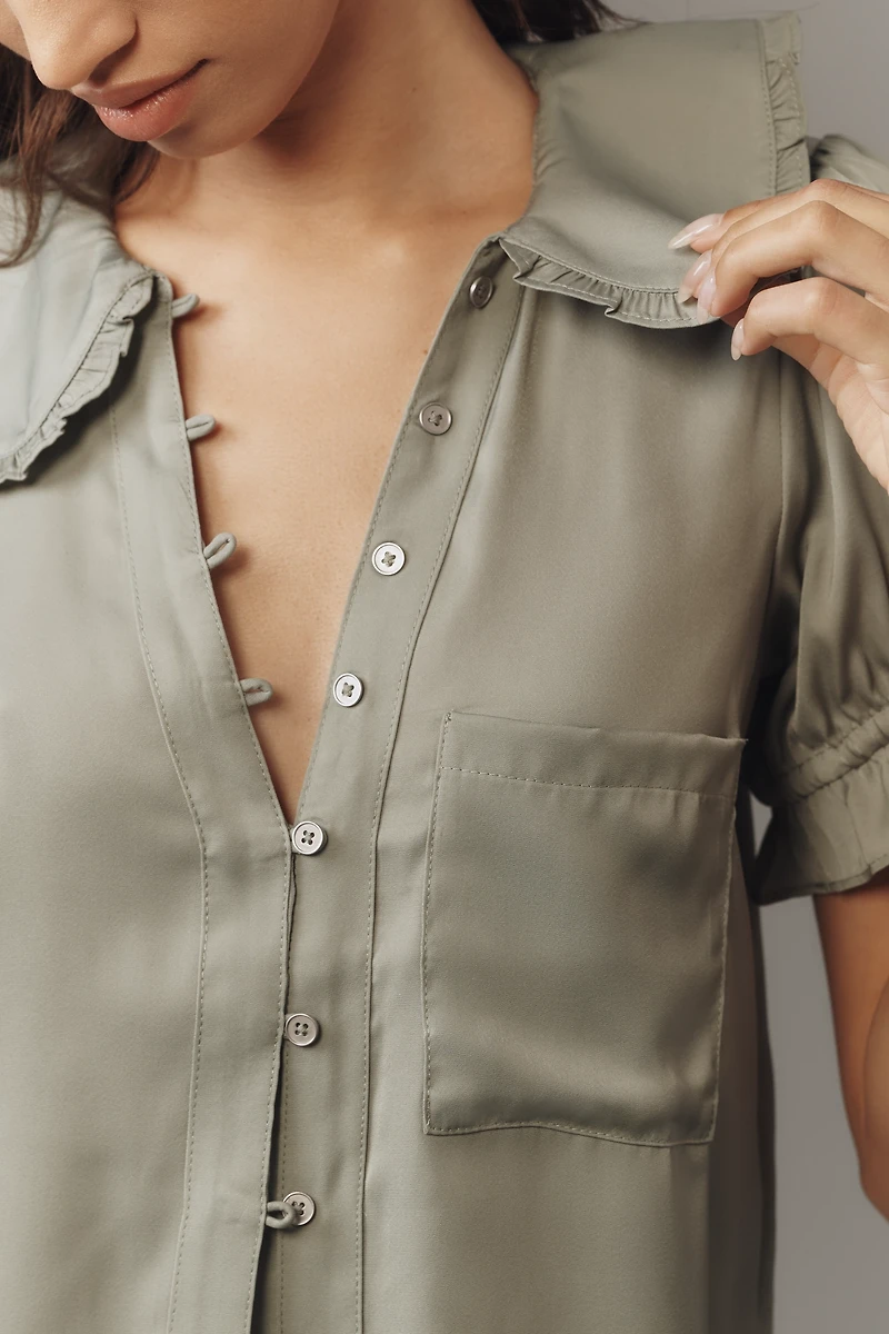 The Keira Silky Blouse by Pilcro