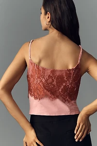 Maeve Lace Bow Halter Top