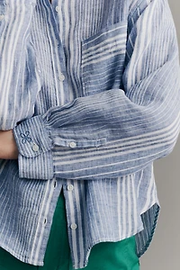 Shrunken Bennet 100% European Linen Buttondown Shirt