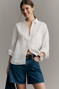 Shrunken Bennet 100% European Linen Buttondown Shirt