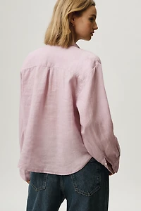 Shrunken Bennet 100% European Linen Buttondown Shirt