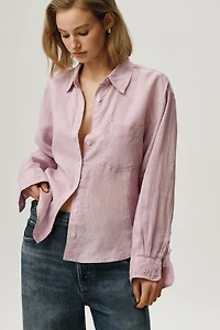 Shrunken Bennet 100% European Linen Buttondown Shirt