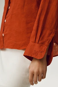 Shrunken Bennet 100% European Linen Buttondown Shirt