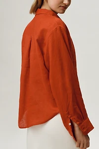 Shrunken Bennet 100% European Linen Buttondown Shirt