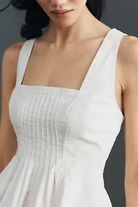 Pilcro Sleeveless Reworked Peplum Top