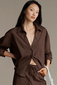 Maeve Long-Sleeve Buttondown Shirt