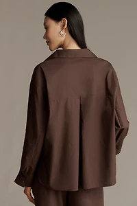 Maeve Long-Sleeve Buttondown Shirt