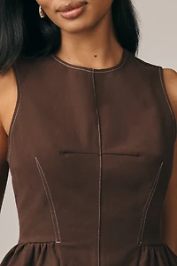 Maeve Crew-Neck Peplum Tank Top