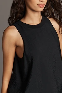 By Anthropologie Sleeveless Crew-Neck Textured Blouse