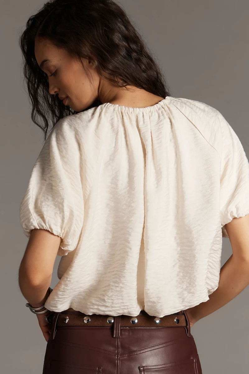 By Anthropologie Off-The-Shoulder Bubble Top