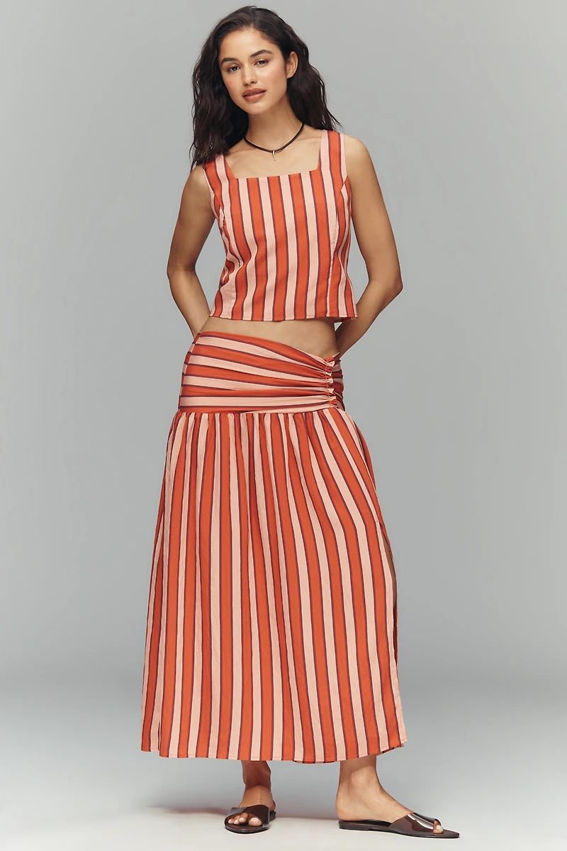 Maeve Sleeveless Square-Neck Top