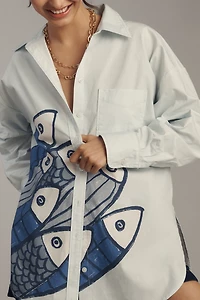 The Bennet Buttondown Shirt by Maeve: Novelty Edition