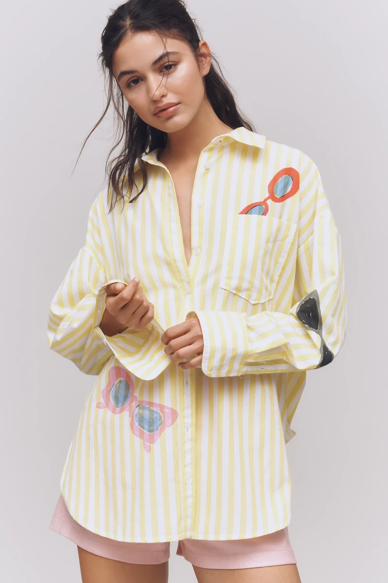 The Bennet Buttondown Shirt by Maeve: Novelty Edition