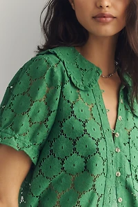 The Keira Lace Blouse by Pilcro
