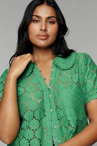 The Keira Lace Blouse by Pilcro