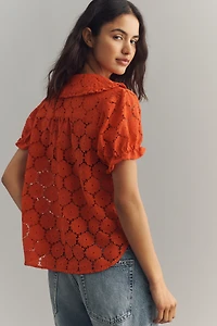 Pilcro Keira Lace Blouse