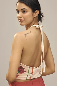 Maeve Printed Halter Top