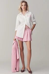 Maeve Monogram Buttondown Shirt