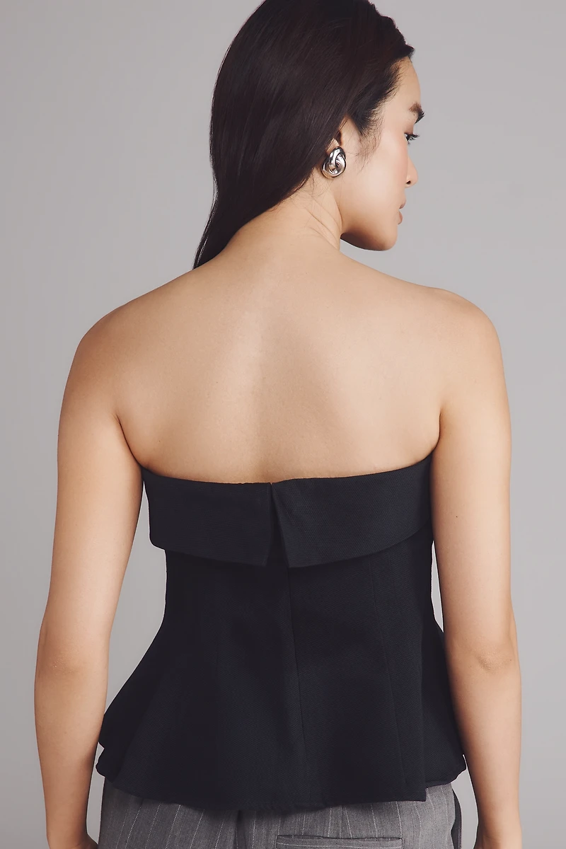 Maeve Strapless Plunge Top