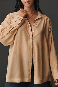 By Anthropologie Sheer Buttondown Shirt