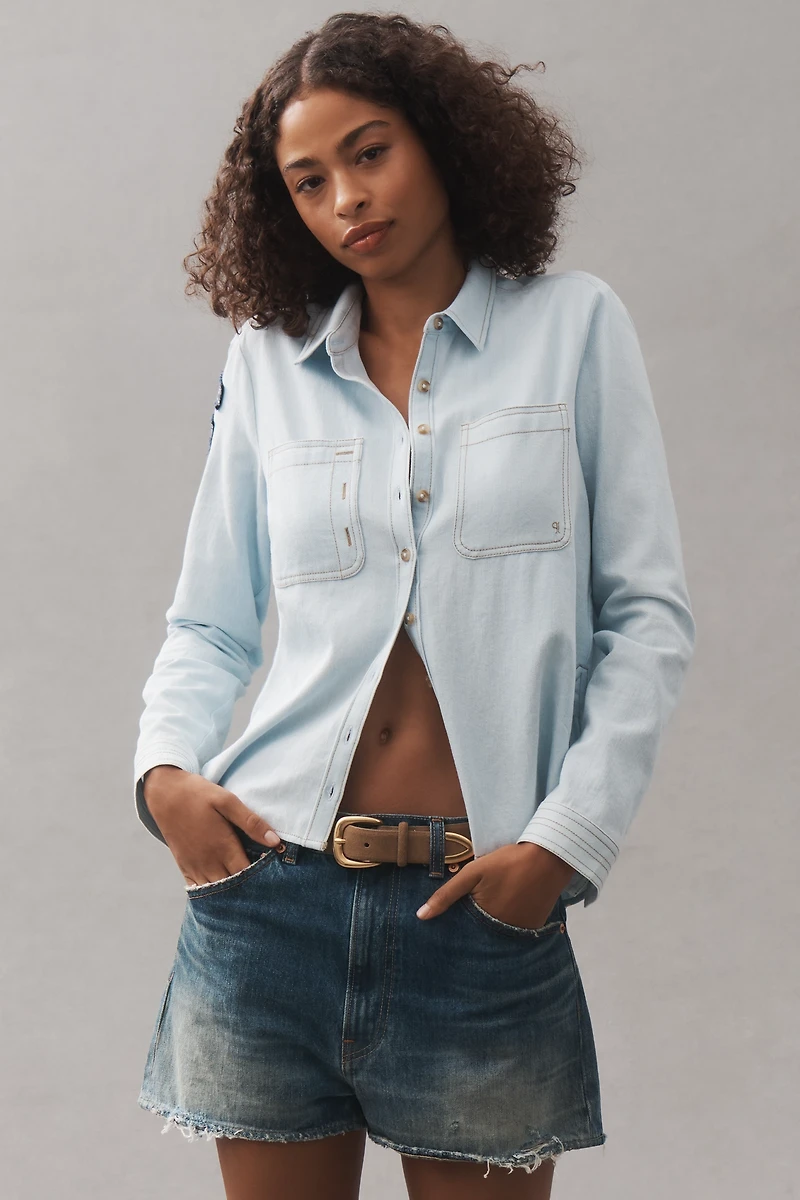 Pilcro Buttondown Patch Shirt