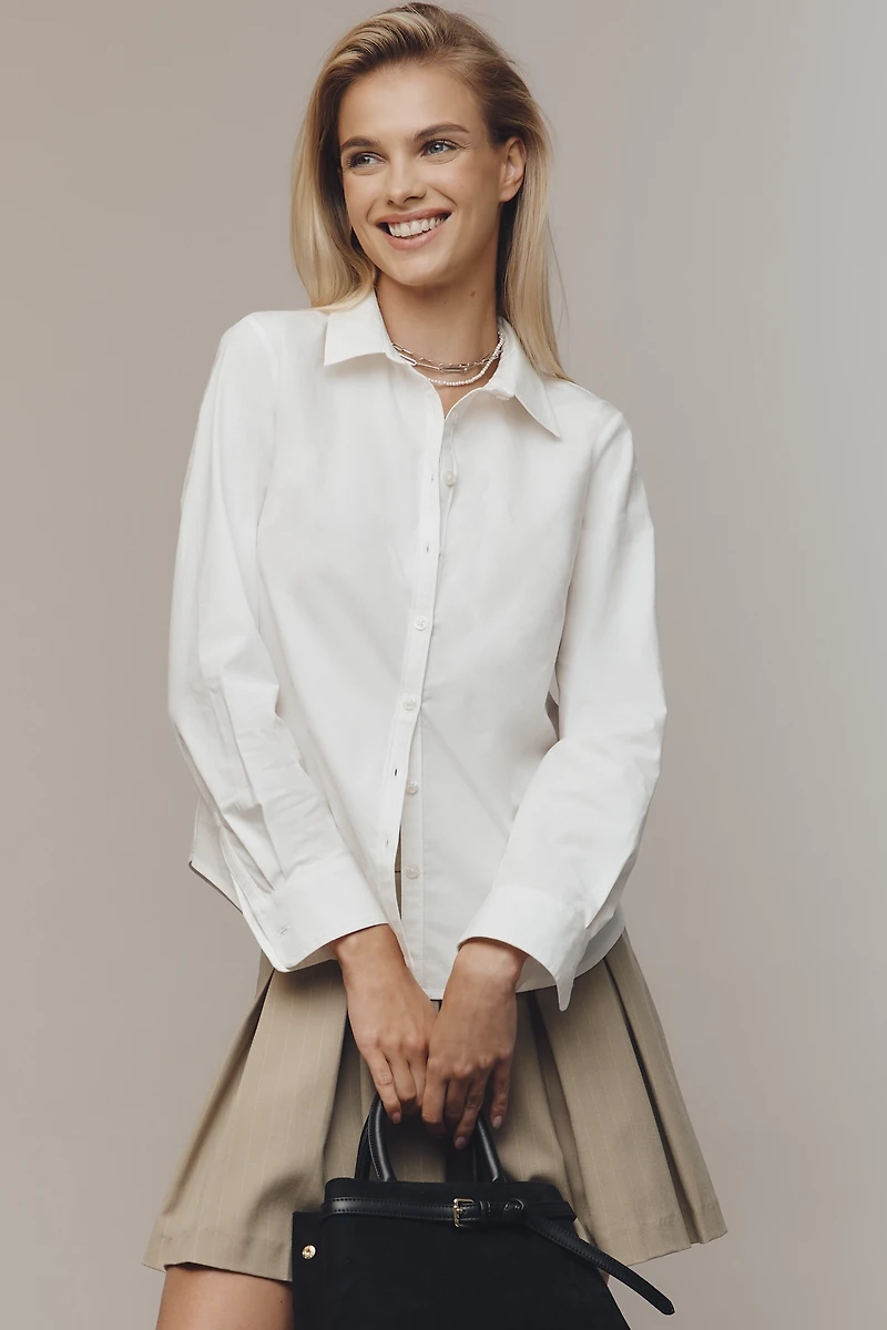 Maeve Slim Buttondown Shirt