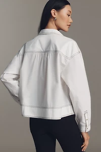 Pilcro Long-Sleeve Top-Stitch Buttondown Shirt