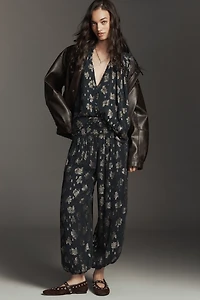 The Estela Sheer Embellished Blouse