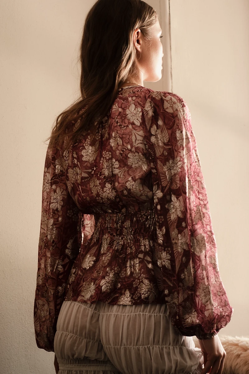 The Somerset Chiffon Blouse