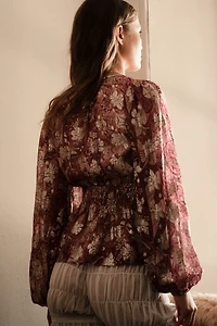 The Somerset Chiffon Blouse
