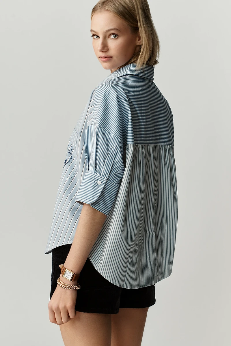 The Mabel Boxy Oxford Shirt by Maeve