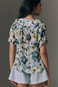 The Keira Sheer Blouse by Pilcro