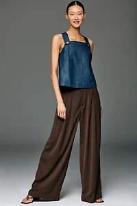 Maeve Cross-Back Apron Shirt