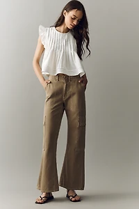 Pilcro Jade Cotton Linen Blouse