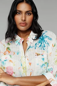 Pilcro 100% Cotton Summer Buttondown Shirt