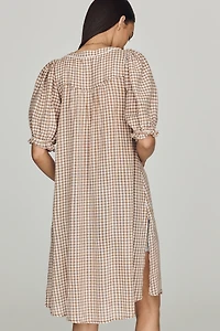 Pilcro Cotton Puff-Sleeve Tunic
