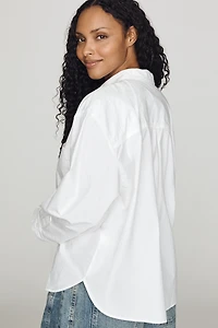 Maeve Shrunken Bennet 100% Cotton Buttondown Shirt