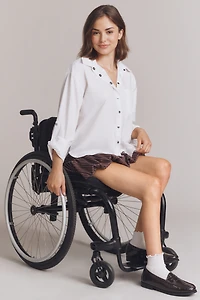 Maeve Shrunken Bennet 100% Cotton Buttondown Shirt