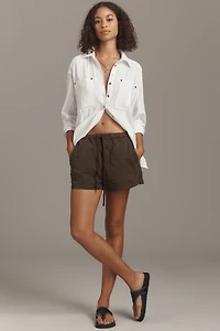 Pilcro Long-Sleeve Utility Buttondown Shirt